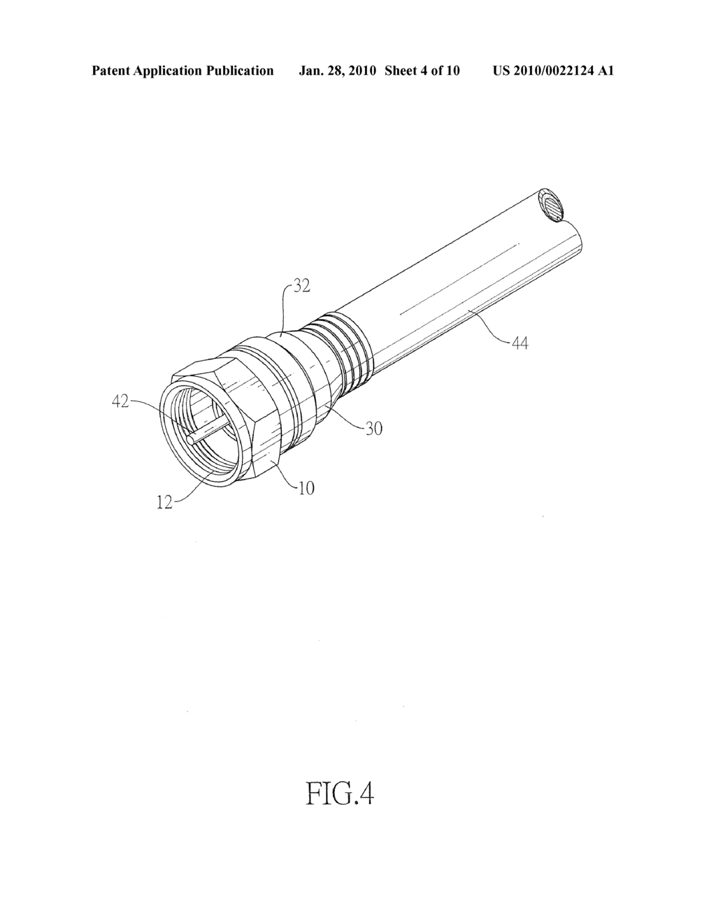 COAXIAL CABLE CONNECTOR - diagram, schematic, and image 05