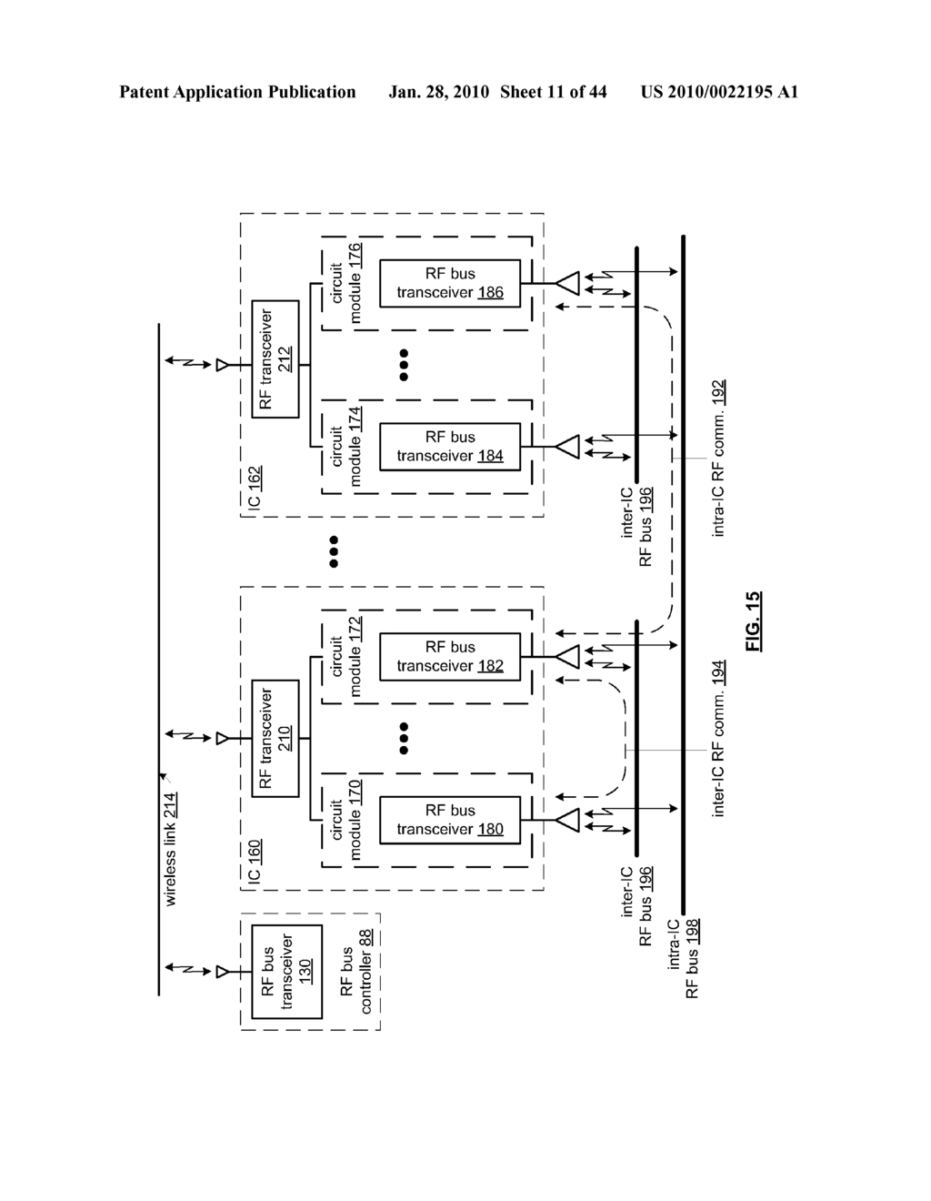 IC HAVING AN RF BUS STRUCTURE - diagram, schematic, and image 12