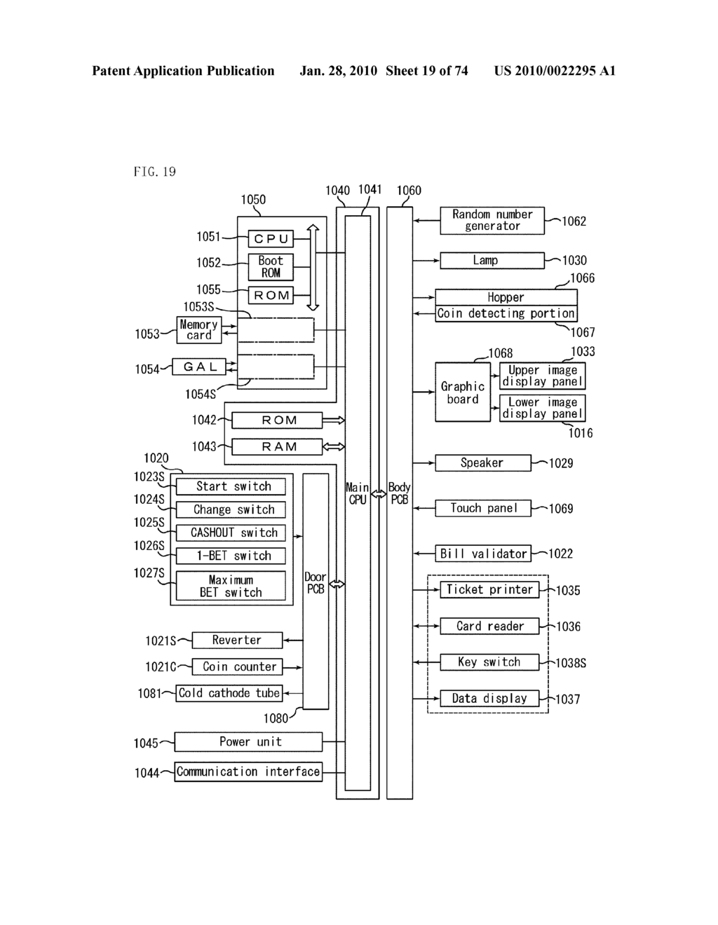 GAMING SYSTEM HAVING A PLURALITY OF GAMING MACHINES LINKED BY NETWORK AND CONTROL METHOD THEREOF - diagram, schematic, and image 20