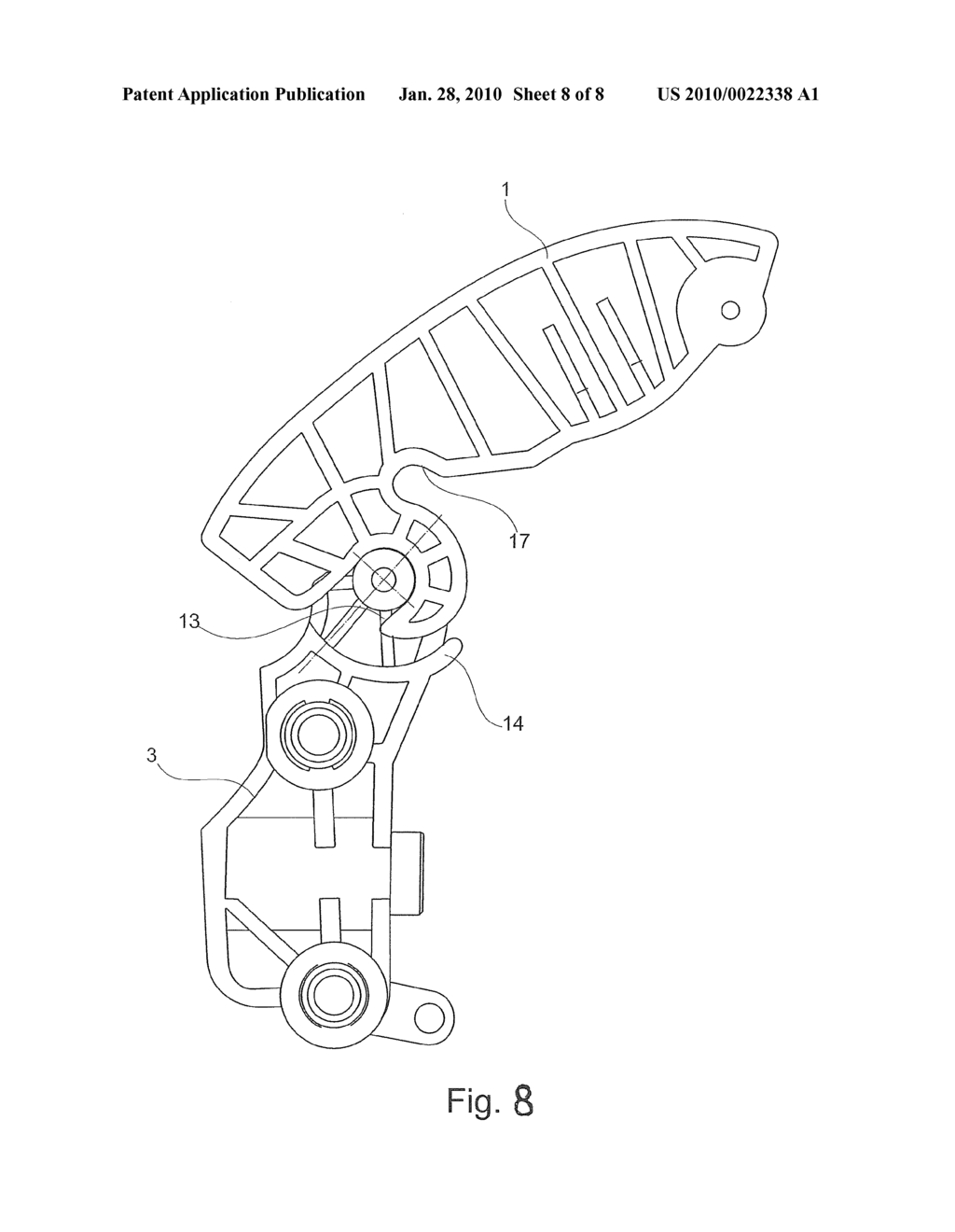 PIVOT TYPE TENSIONER FOR TIMING CHAIN SYSTEMS - diagram, schematic, and image 09