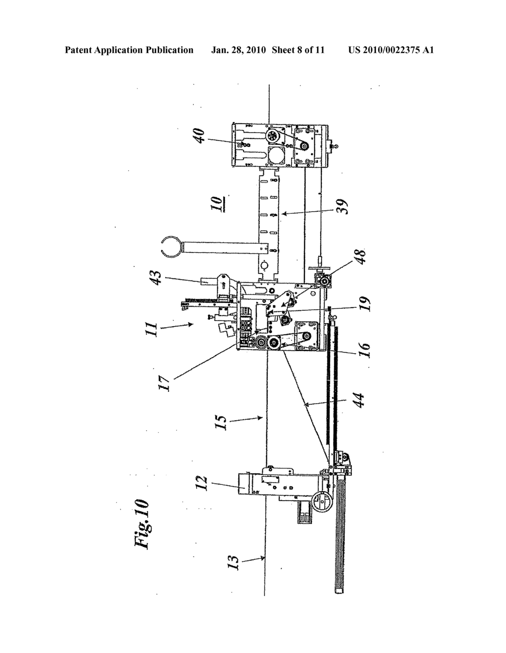 Method for the Production of Packaging Bags Having a Reinforced Base Region and Device for Carrying Out the Method - diagram, schematic, and image 09