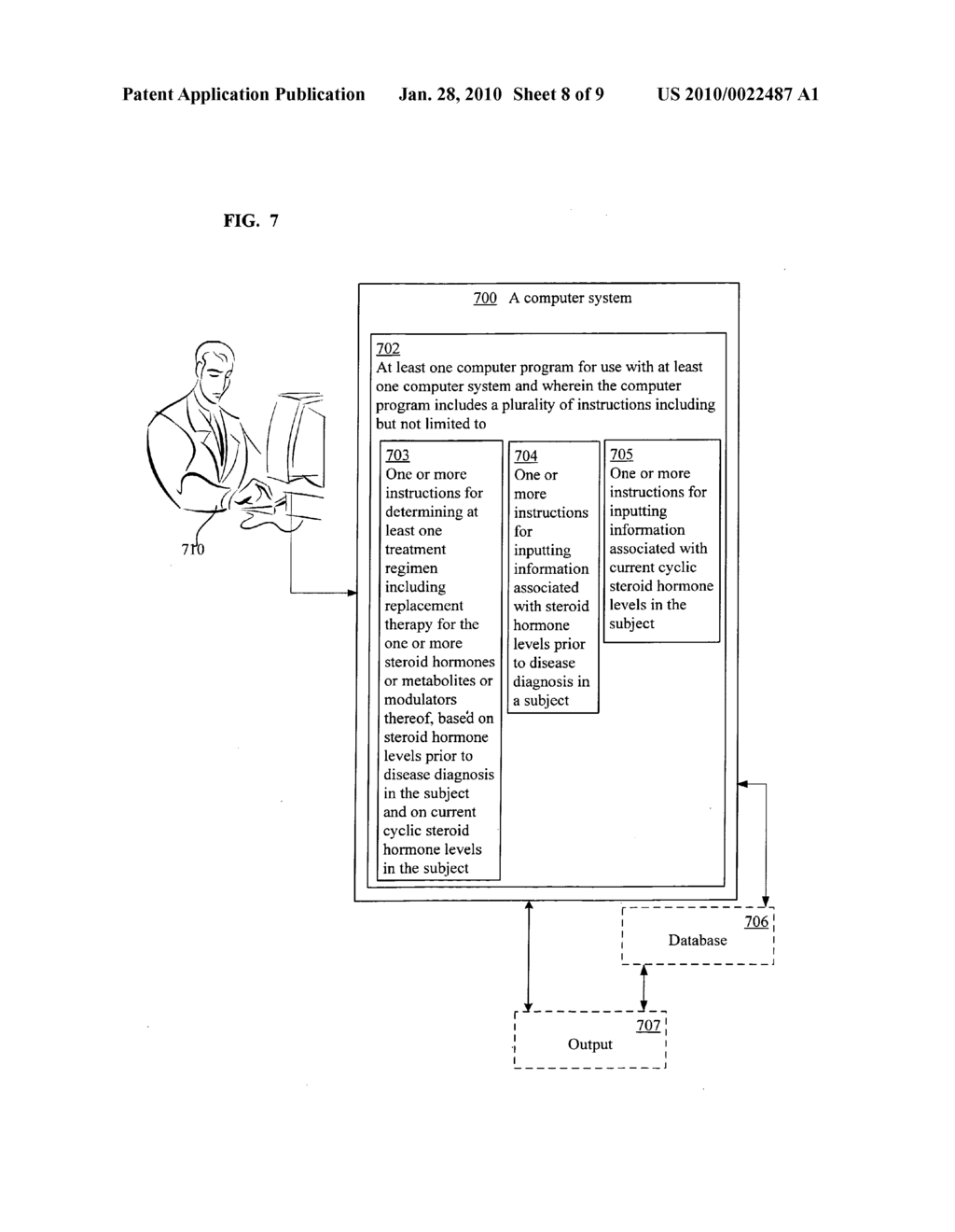 Method, device, and kit for maintaining physiological levels of steroid hormone in a subject - diagram, schematic, and image 09