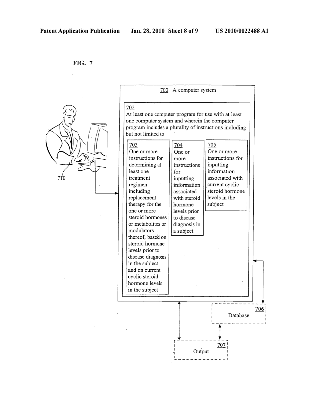 Method, device, and kit for maintaining physiological levels of steroid hormone in a subject - diagram, schematic, and image 09