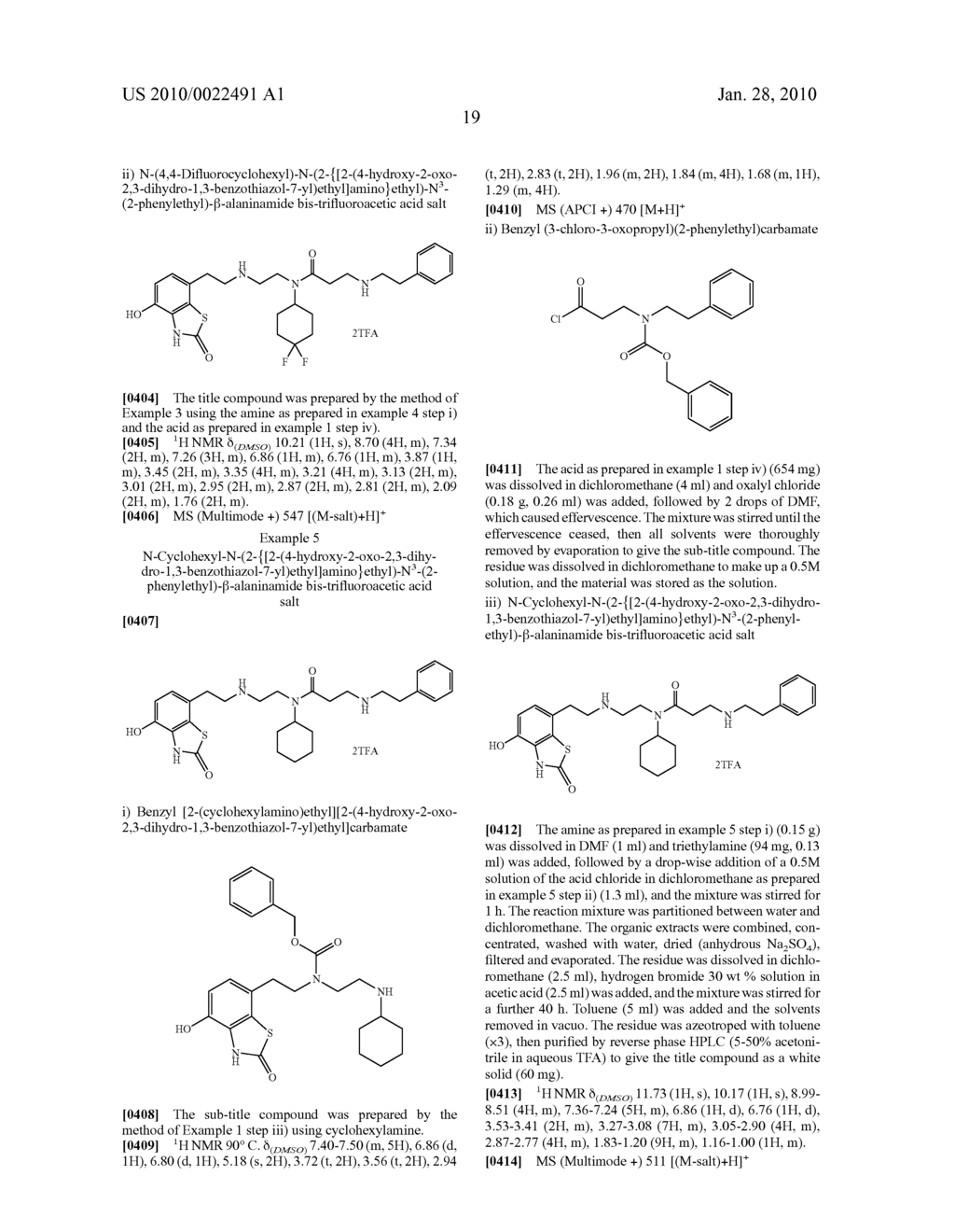 4-HYDROXY-2-OXO-2,3-DIHYDRO-1,3-BENZOTHIAZOL-7YL COMPOUNDS FOR MODULATION OF B2-ADRENORECEPTOR ACTIVITY - diagram, schematic, and image 20