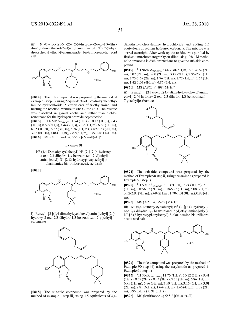 4-HYDROXY-2-OXO-2,3-DIHYDRO-1,3-BENZOTHIAZOL-7YL COMPOUNDS FOR MODULATION OF B2-ADRENORECEPTOR ACTIVITY - diagram, schematic, and image 52