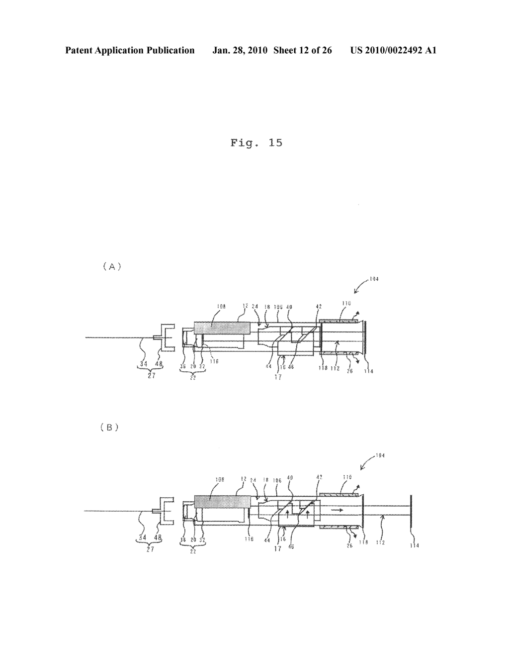 THERAPEUTIC CAUSING CONTRACTION OF MUCOSAL TISSUE, METHOD OF TREATING DISEASES RELATING TO MUCOSAL TISSUES, INJECTOR AND THERAPEUTIC SET - diagram, schematic, and image 13