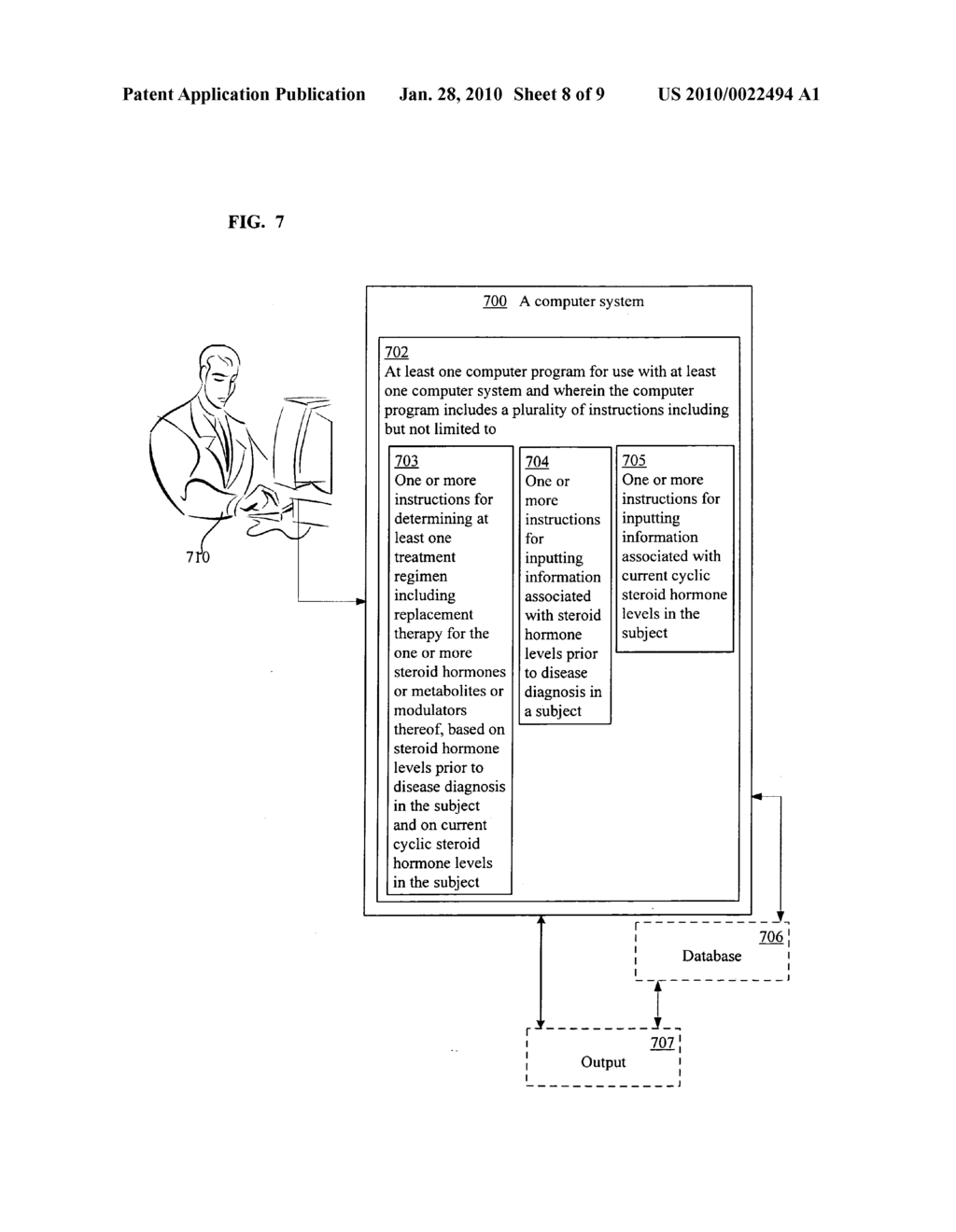 Method, device, and kit for maintaining physiological levels of steroid hormone in a subject - diagram, schematic, and image 09