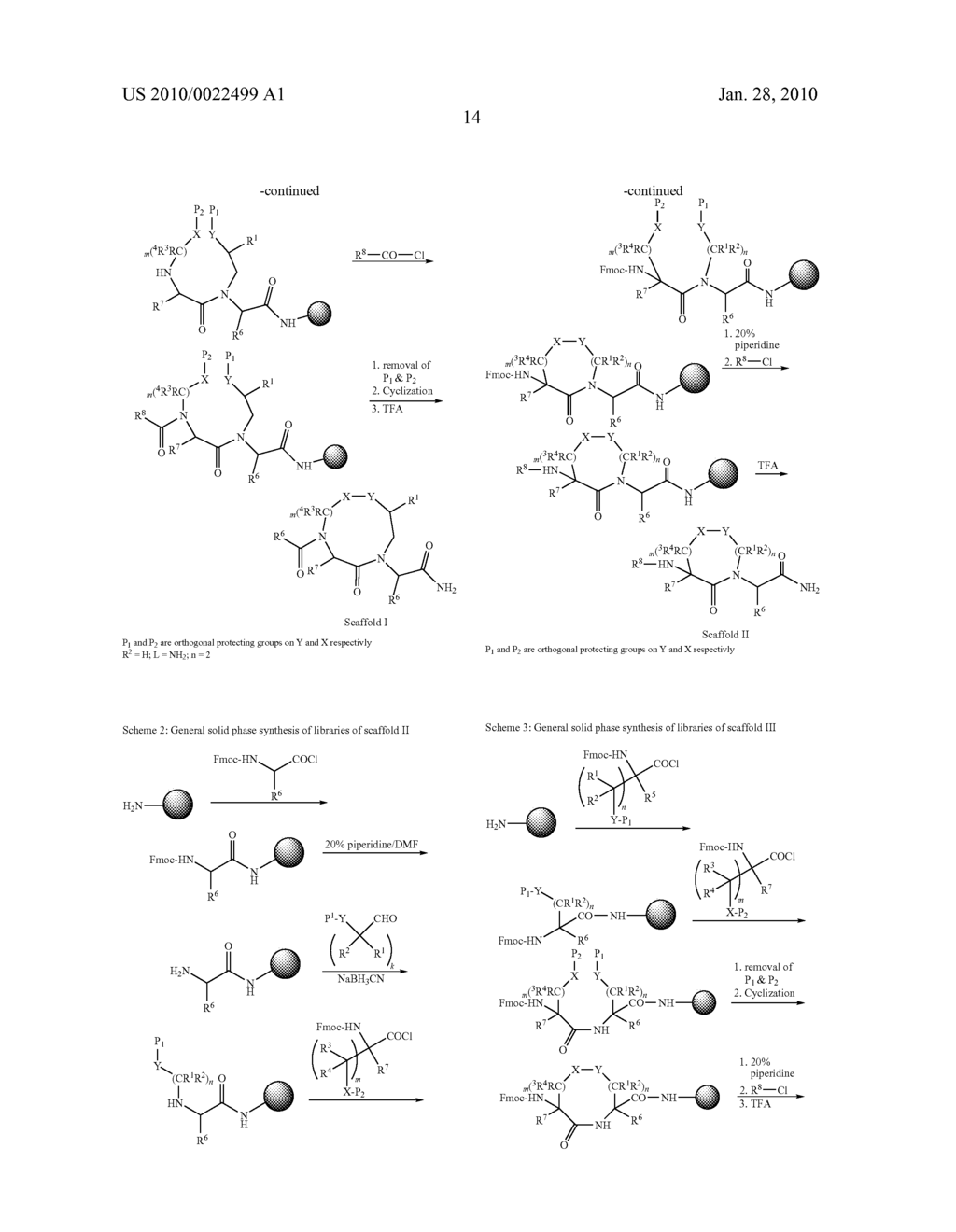 HETEROCYCLIC COMPOUNDS, COMBINATORIAL LIBRARIES THEREOF AND METHODS OF SELECTING DRUG LEADS - diagram, schematic, and image 18
