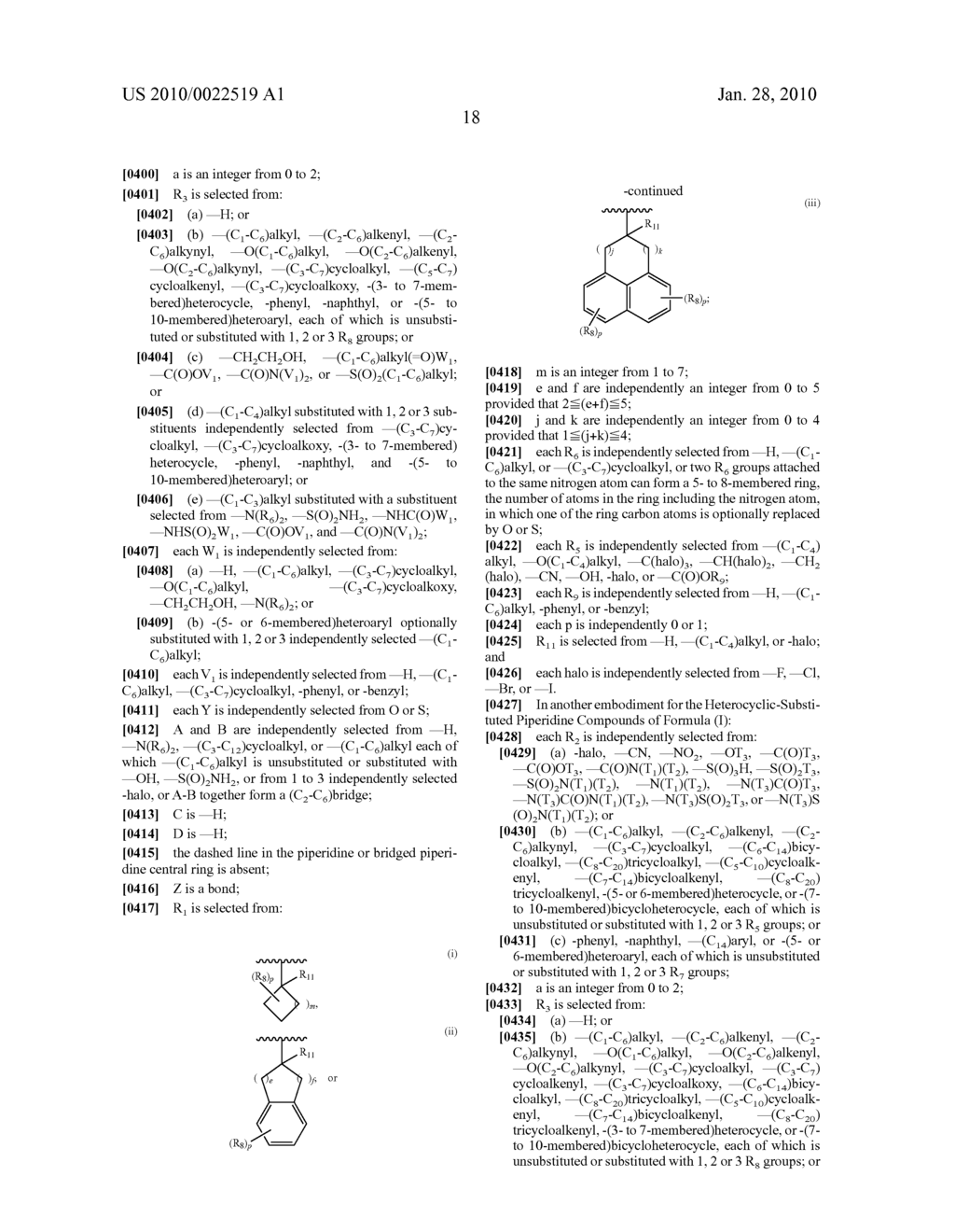HETEROCYCLIC-SUBSTITUTED PIPERIDINE COMPOUNDS AND THE USES THEREOF - diagram, schematic, and image 19