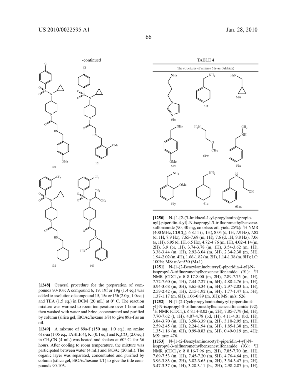 Benzenesulfonamide Compounds and Their Use as Blockers of Calcium Channels - diagram, schematic, and image 67