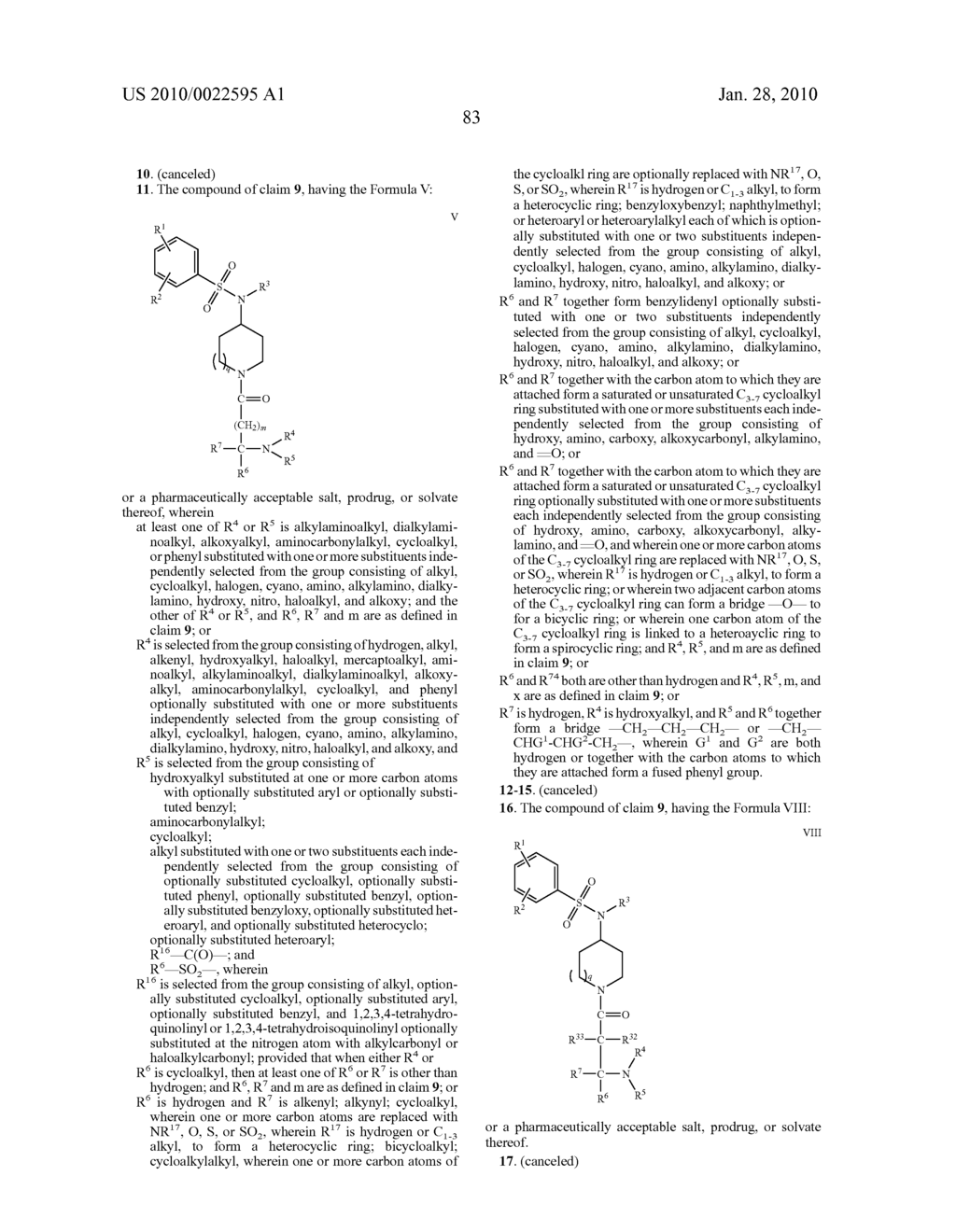 Benzenesulfonamide Compounds and Their Use as Blockers of Calcium Channels - diagram, schematic, and image 84