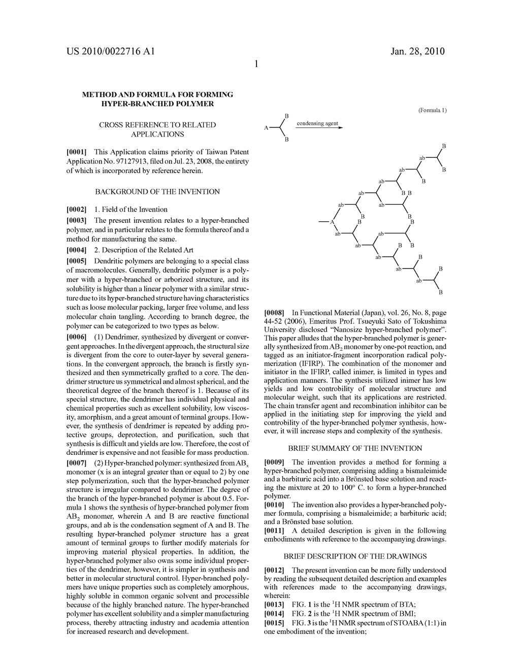 METHOD AND FORMULA FOR FORMING HYPER-BRANCHED POLYMER - diagram, schematic, and image 12