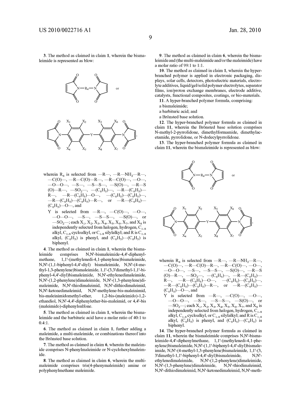 METHOD AND FORMULA FOR FORMING HYPER-BRANCHED POLYMER - diagram, schematic, and image 20