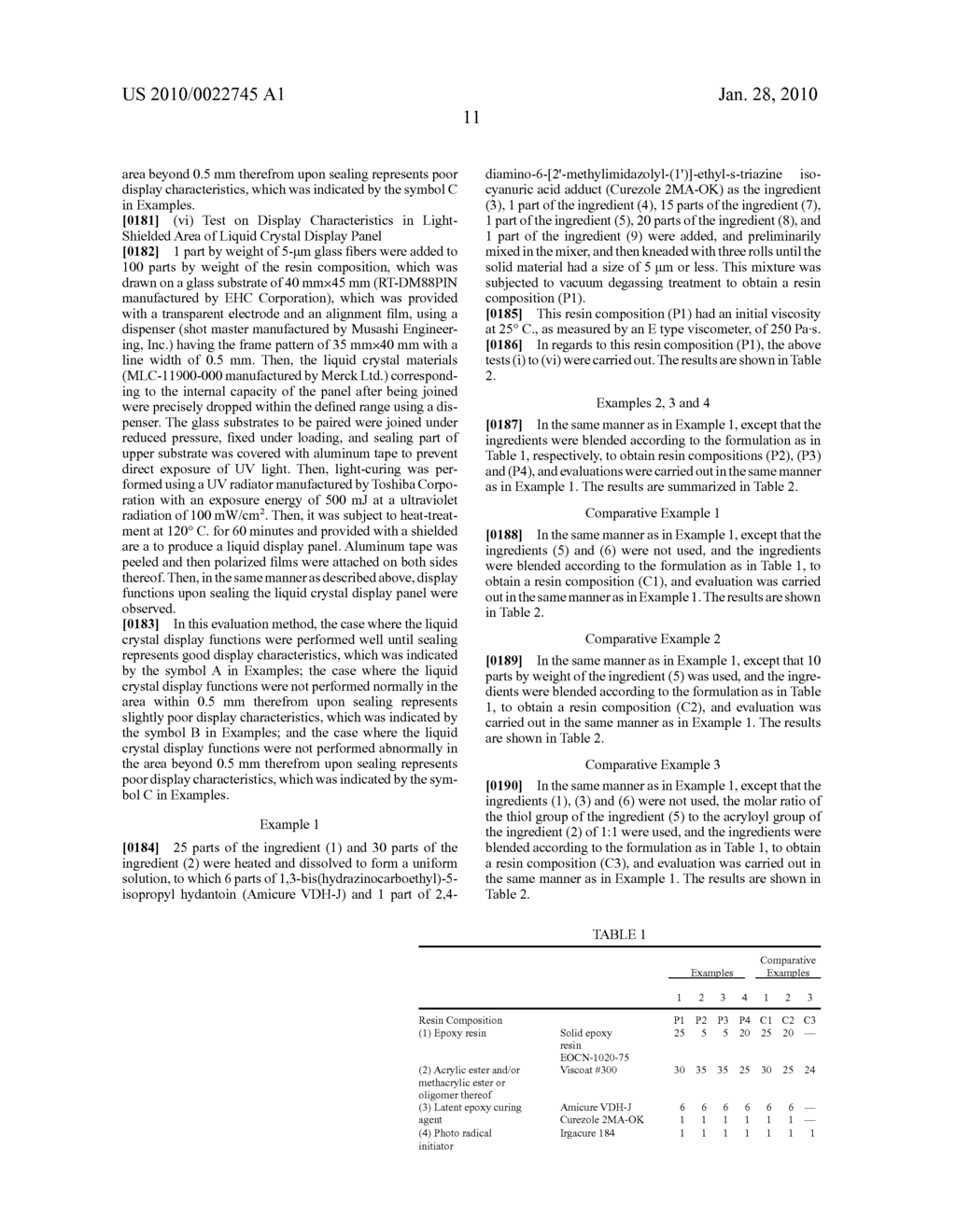 ONE COMPONENT RESIN COMPOSITION CURABLE WITH COMBINATION OF LIGHT AND HEAT AND USE OF THE SAME - diagram, schematic, and image 12