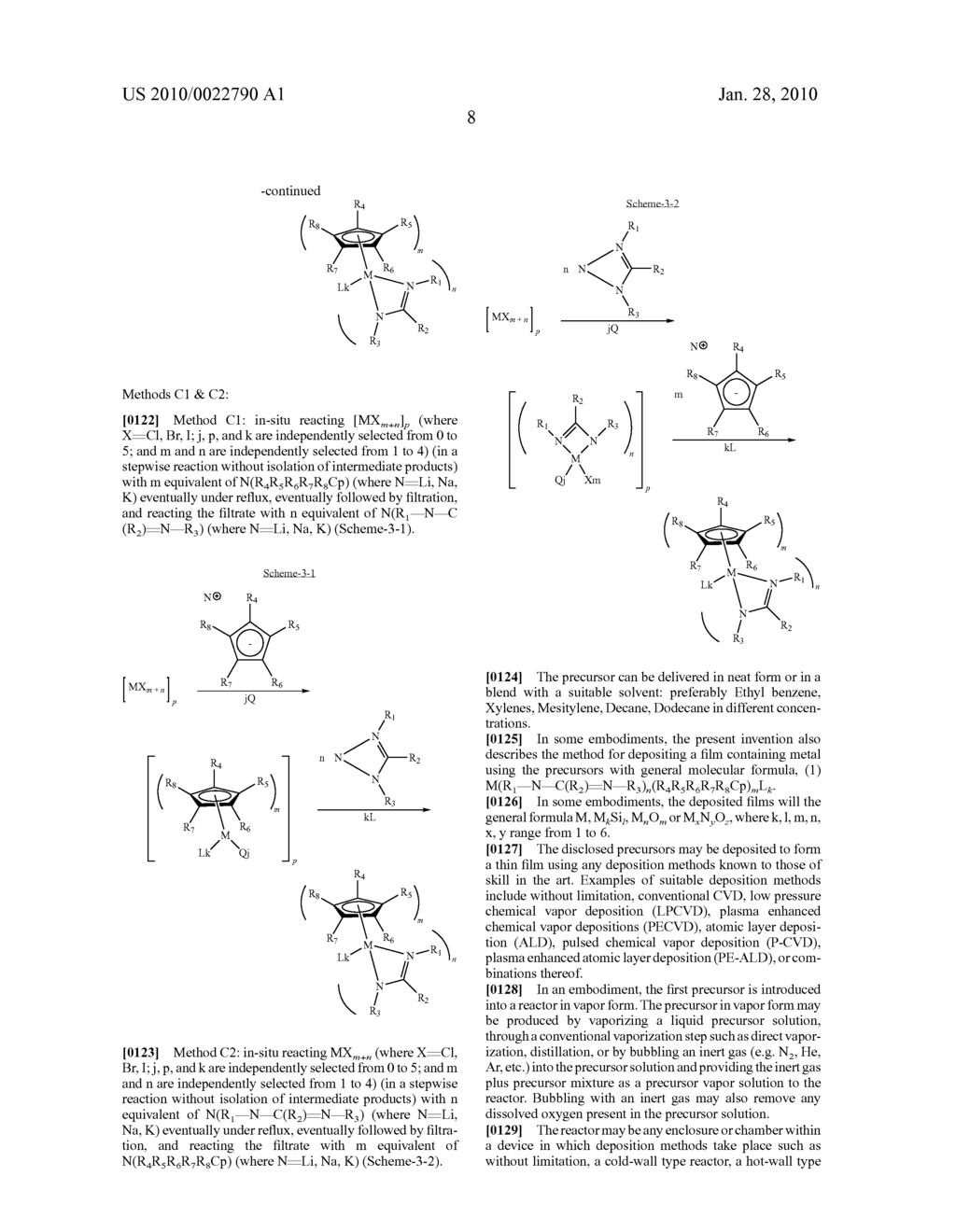 METHODS FOR SYNTHESIS OF HETEROLEPTIC CYCLOPENTADIENYL TRANSITION METAL PRECURSORS - diagram, schematic, and image 09