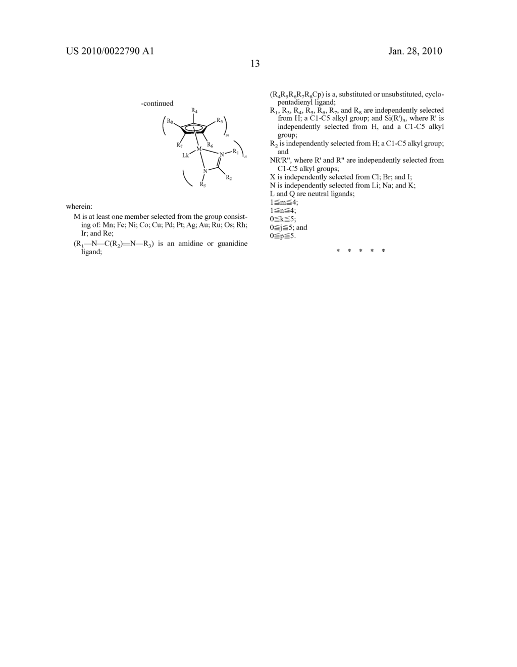 METHODS FOR SYNTHESIS OF HETEROLEPTIC CYCLOPENTADIENYL TRANSITION METAL PRECURSORS - diagram, schematic, and image 14