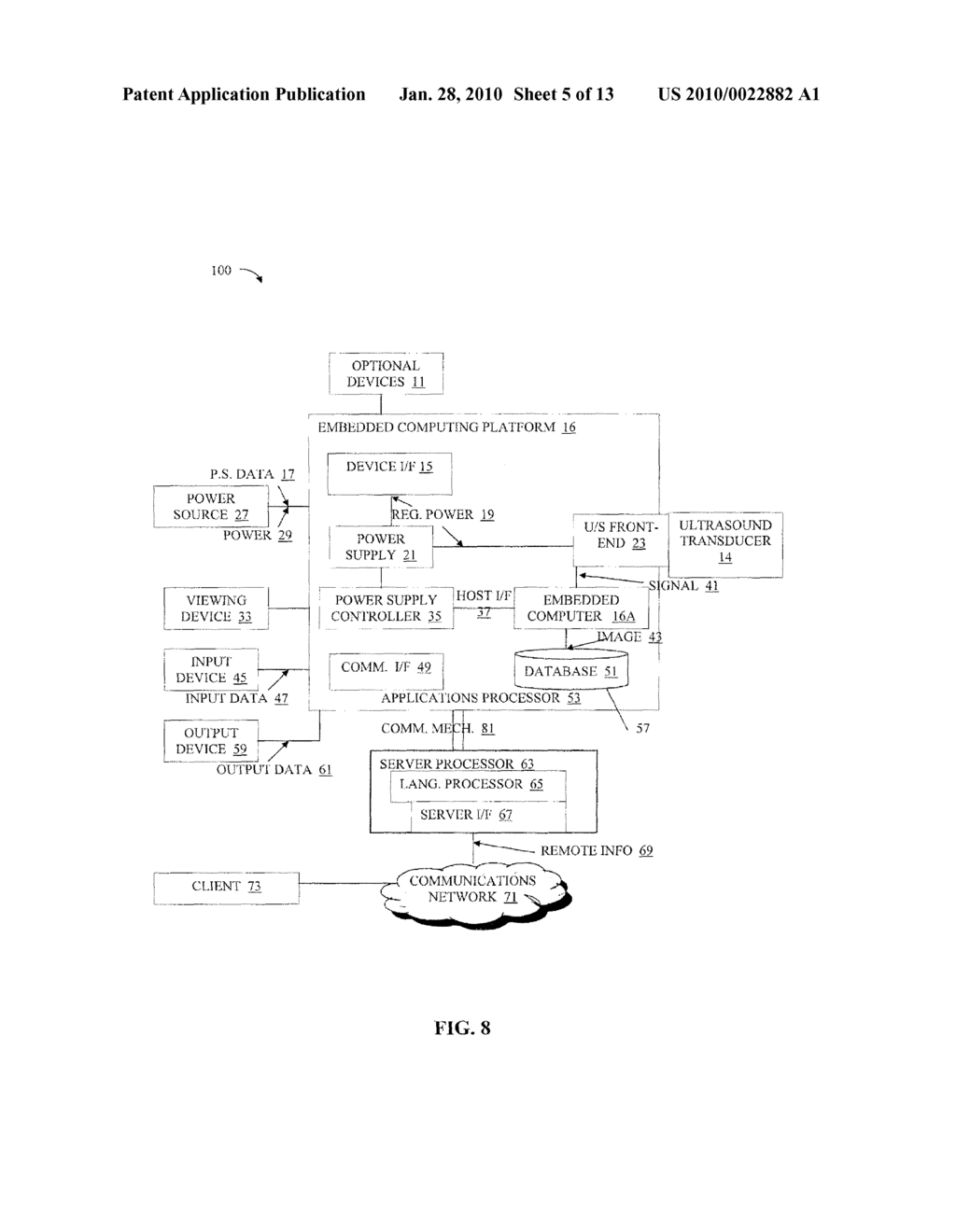 RECONFIGURABLE WIRELESS ULTRASOUND DIAGNOSTIC SYSTEM - diagram, schematic, and image 06