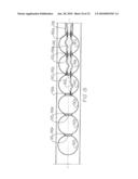 INFLATABLE CHAMBER DEVICE FOR MOTION THROUGH A PASSAGE diagram and image