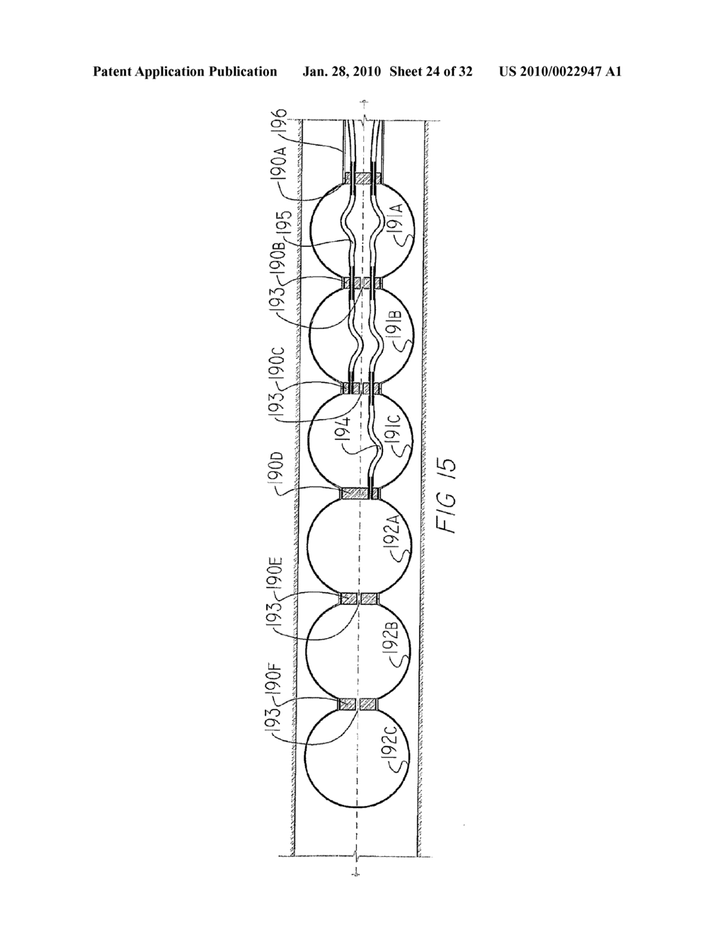 INFLATABLE CHAMBER DEVICE FOR MOTION THROUGH A PASSAGE - diagram, schematic, and image 25