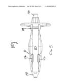 Syringe-attached topical anesthetic dispenser diagram and image