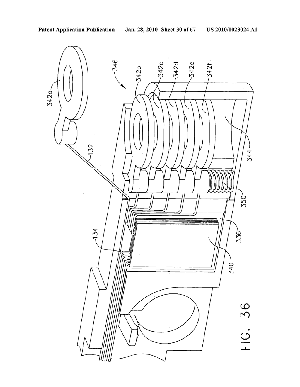 RELOADABLE LAPAROSCOPIC FASTENER DEPLOYING DEVICE WITH DISPOSABLE CARTRIDGE FOR USE IN A GASTRIC VOLUME REDUCTION PROCEDURE - diagram, schematic, and image 31