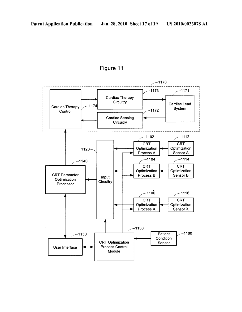 Cardiac resynchronization therapy parameter optimization - diagram, schematic, and image 18