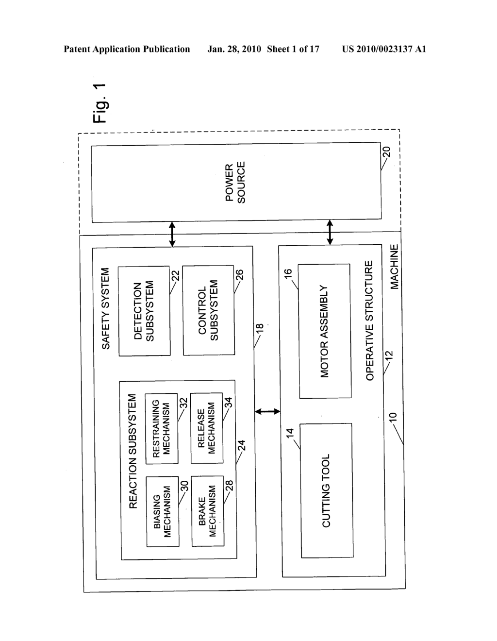 Detection systems for power equipment - diagram, schematic, and image 02