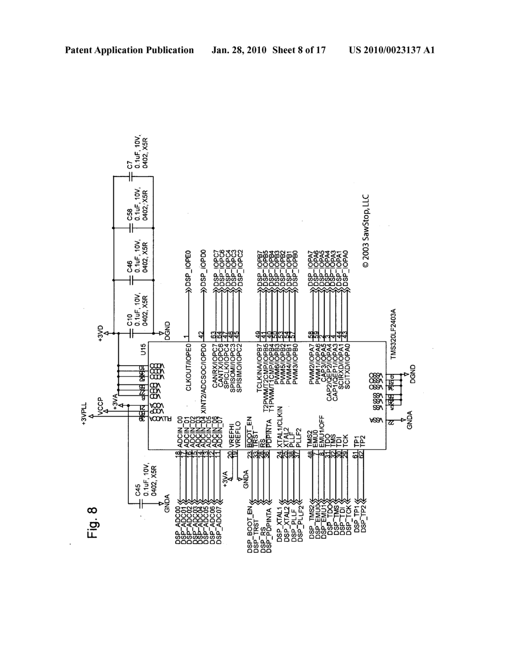 Detection systems for power equipment - diagram, schematic, and image 09