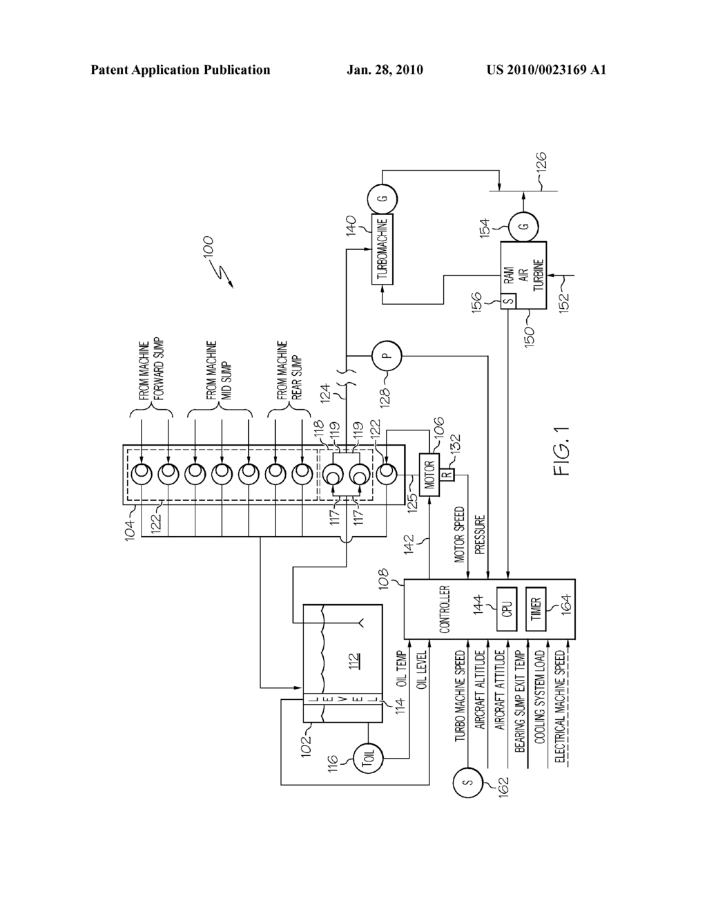 Electric Motor Driven Lubrication Pump Control System And Method That Accomodates Turbomachine Windmill Operation - diagram, schematic, and image 02