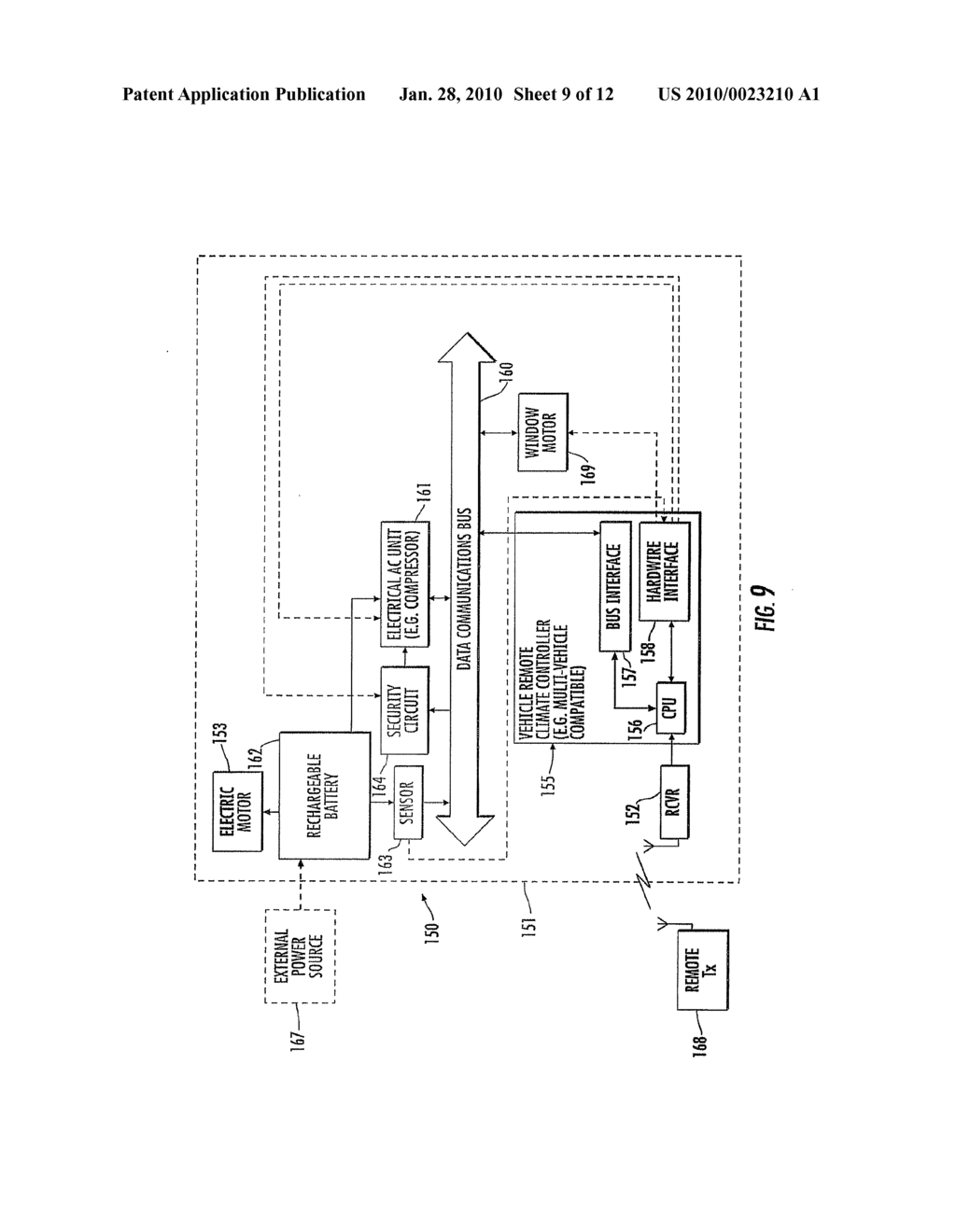 REMOTE CLIMATE CONTROL DEVICE INCLUDING ELECTRICAL HEATER FOR A HYBRID VEHICLE AND ASSOCIATED METHODS - diagram, schematic, and image 10