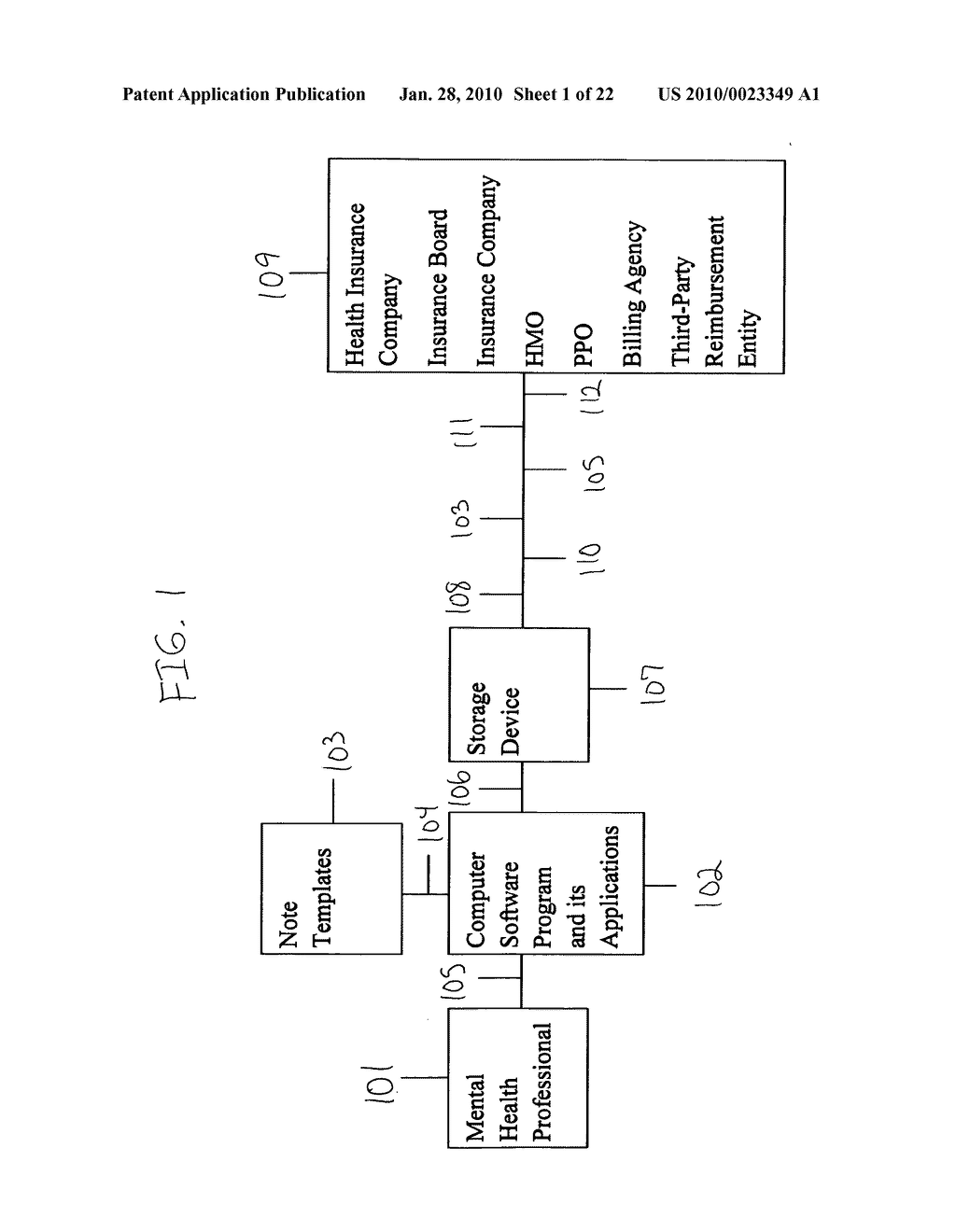 Computer software program for mental health professionals - diagram, schematic, and image 02