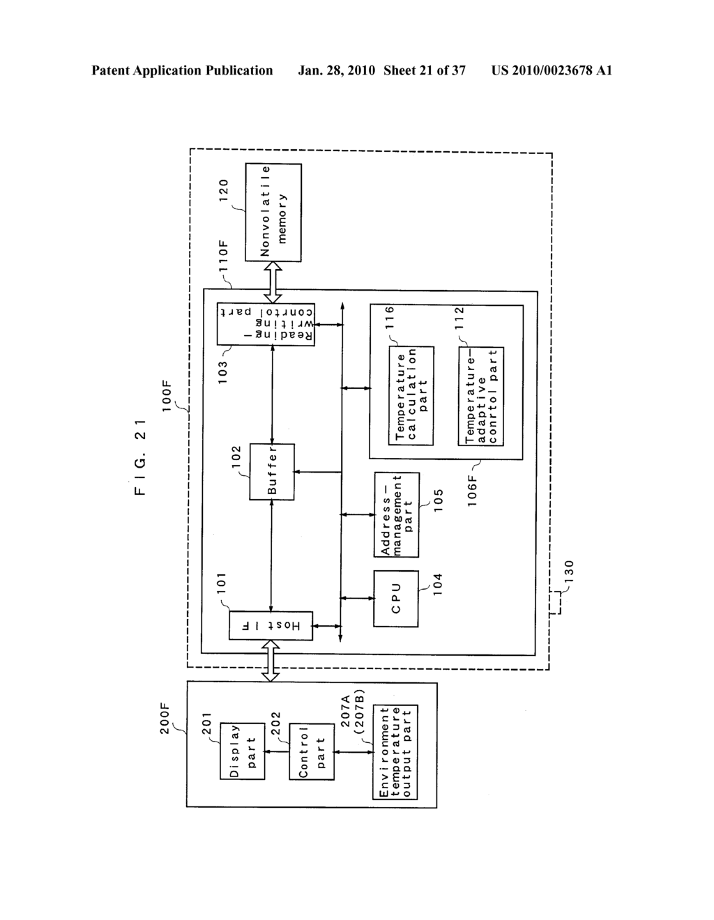 NONVOLATILE MEMORY DEVICE, NONVOLATILE MEMORY SYSTEM, AND ACCESS DEVICE - diagram, schematic, and image 22