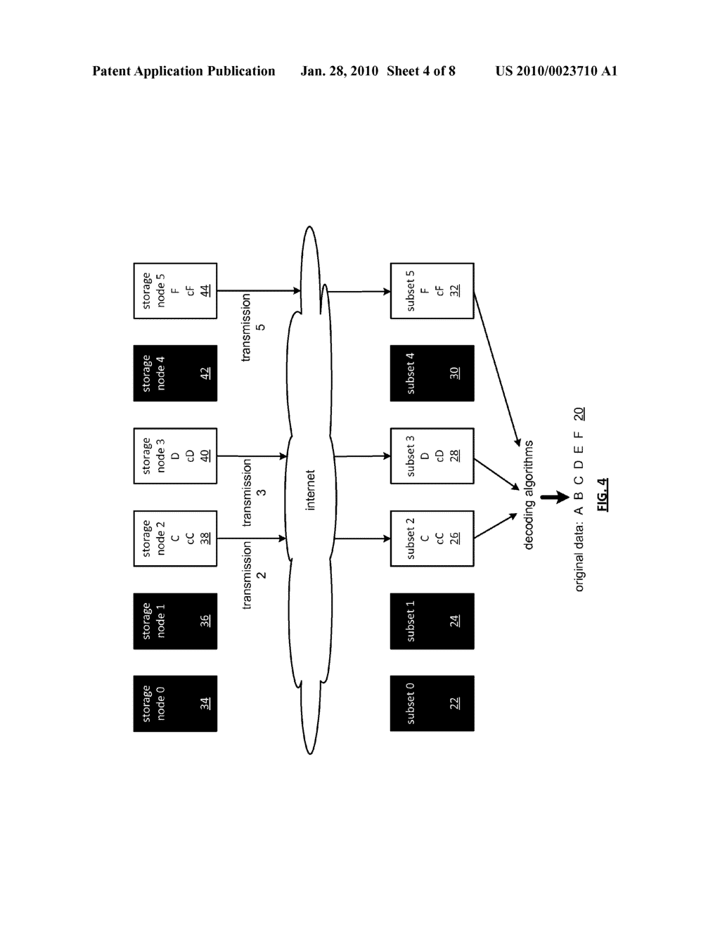 SYSTEMS, METHODS, AND APPARATUS FOR SUBDIVIDING DATA FOR STORAGE IN A DISPERSED DATA STORAGE GRID - diagram, schematic, and image 05