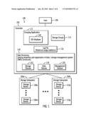 GENERATION AND UPDATE OF STORAGE GROUPS CONSTRUCTED FROM STORAGE DEVICES DISTRIBUTED IN STORAGE SUBSYSTEMS diagram and image