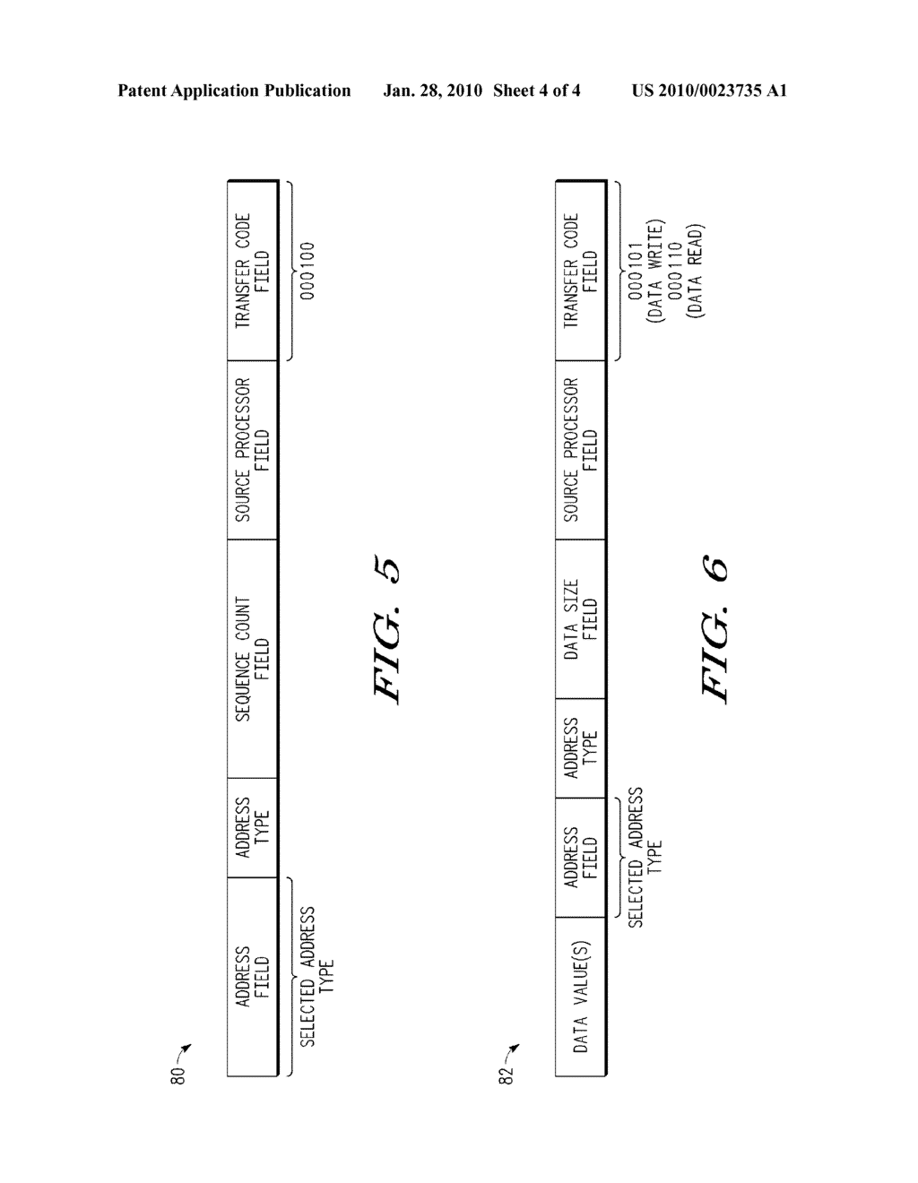 DEBUG MESSAGE GENERATION USING A SELECTED ADDRESS TYPE - diagram, schematic, and image 05