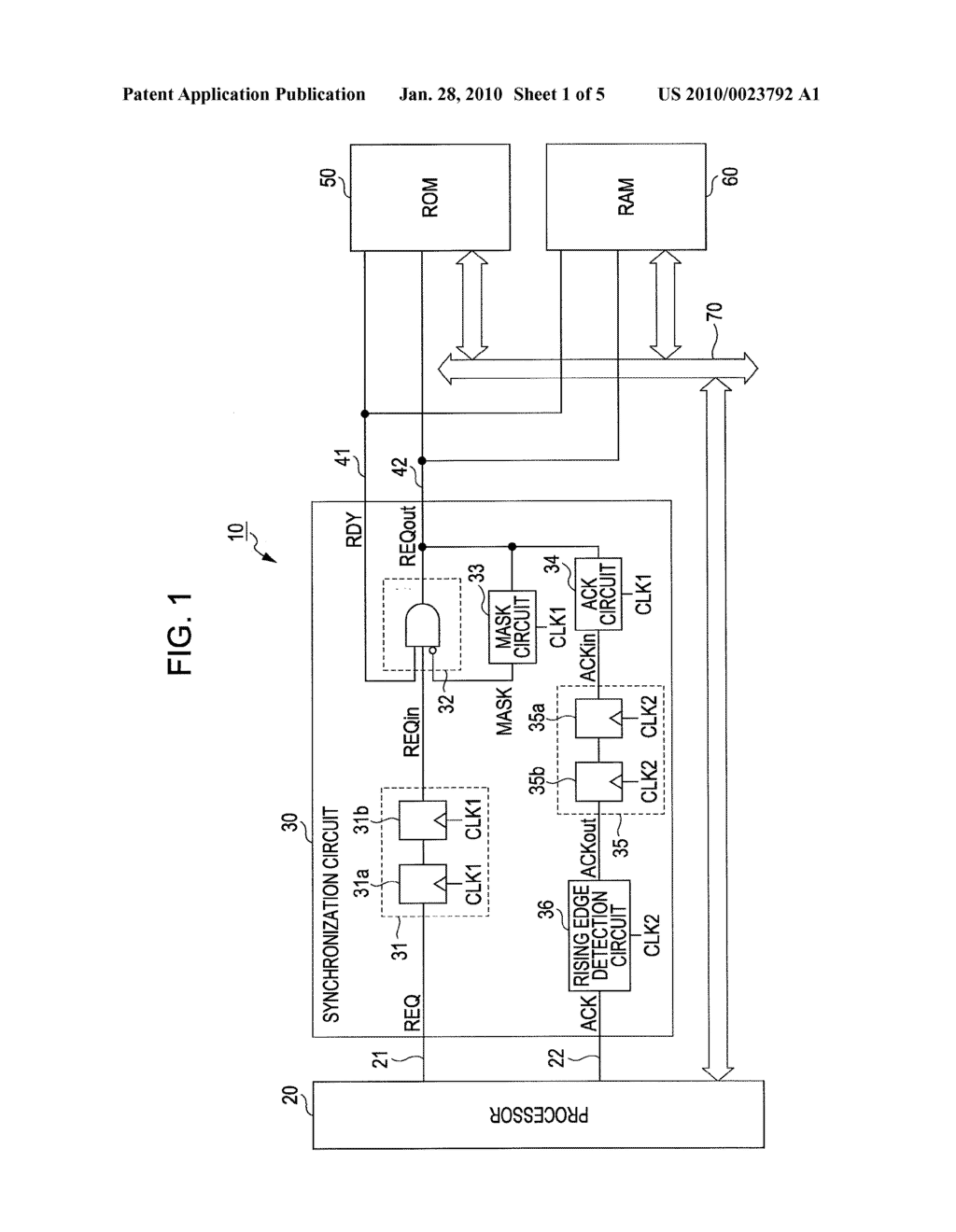 SIGNAL SYNCHRONIZATION METHOD AND SIGNAL SYNCHRONIZATION CIRCUIT - diagram, schematic, and image 02
