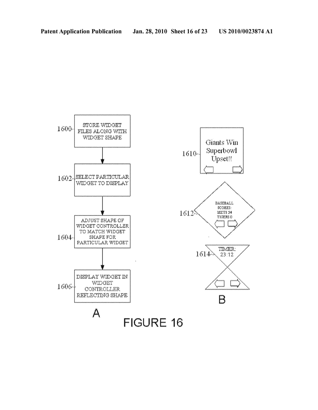 Method and Apparatus to Operate Different Widgets From a Single Widget Controller - diagram, schematic, and image 17