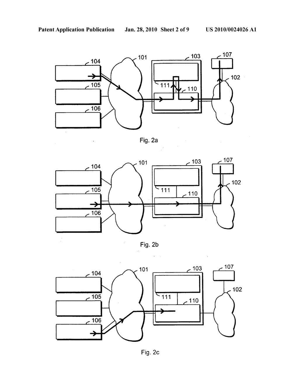 Application gateway system and method for maintaining security in a packet-switched information network - diagram, schematic, and image 03