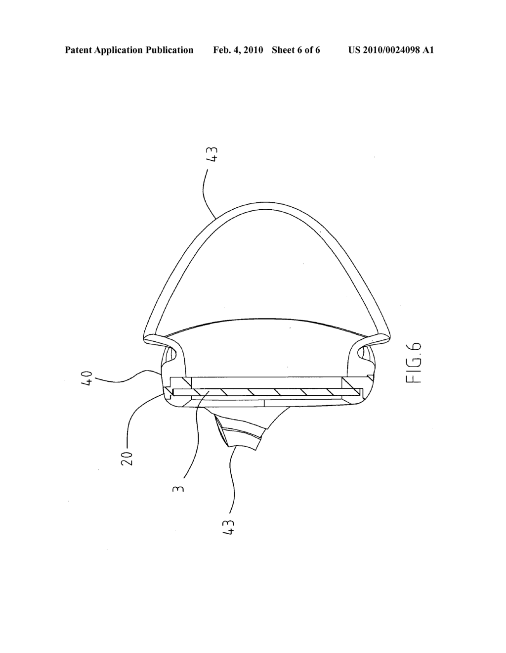 Swimming goggles - diagram, schematic, and image 07