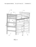 Fold Down Loft Bed With Modular Furniture diagram and image