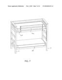 Fold Down Loft Bed With Modular Furniture diagram and image