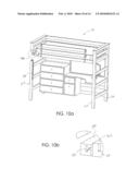 Fold Down Loft Bed With Modular Furniture diagram and image