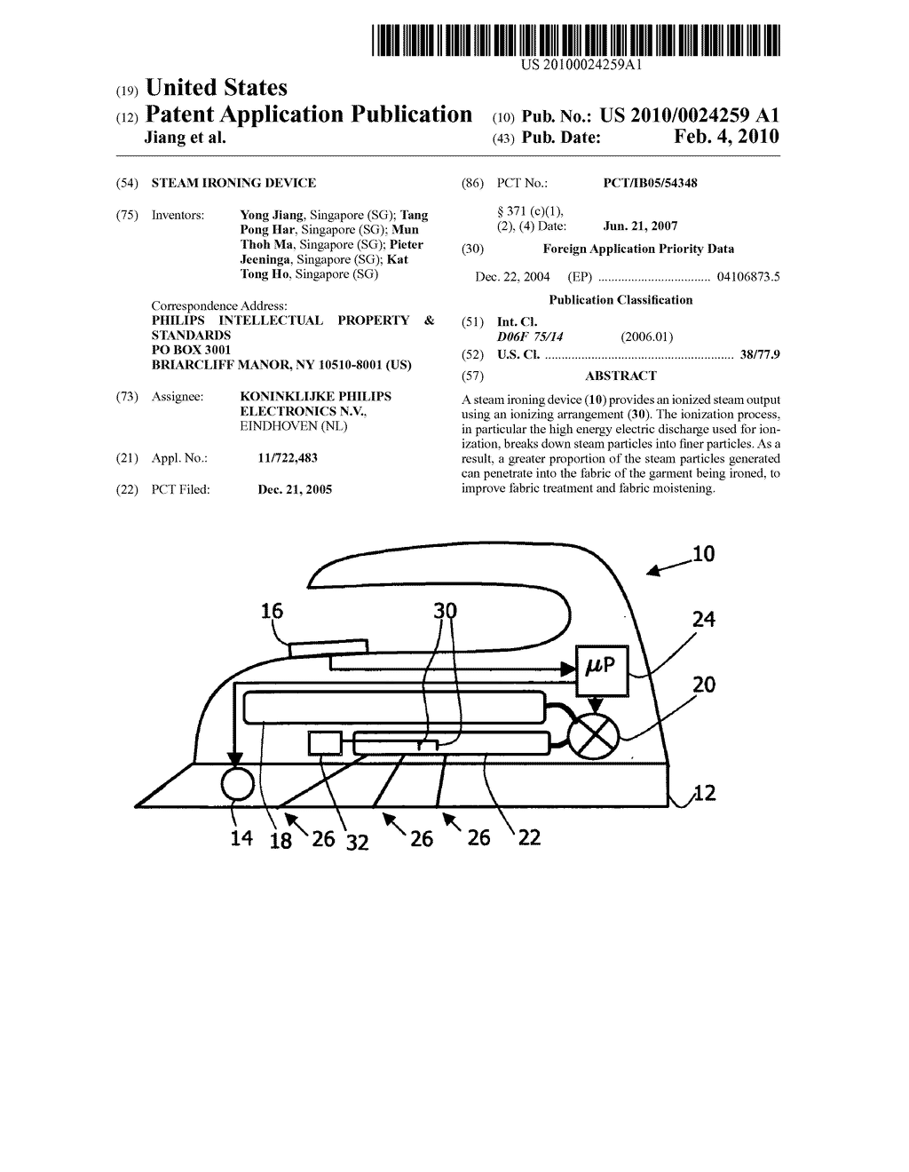 STEAM IRONING DEVICE - diagram, schematic, and image 01