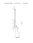 MUZZLE LOADING RIFLE WITH REMOVABLE BREECH PLUG diagram and image