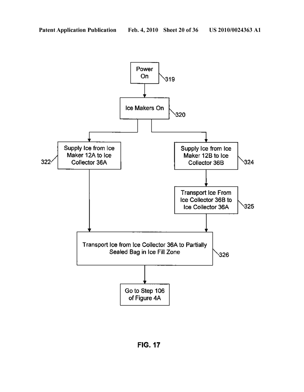 Method and Apparatus For Producing, Bagging and Dispensing Ice - diagram, schematic, and image 21