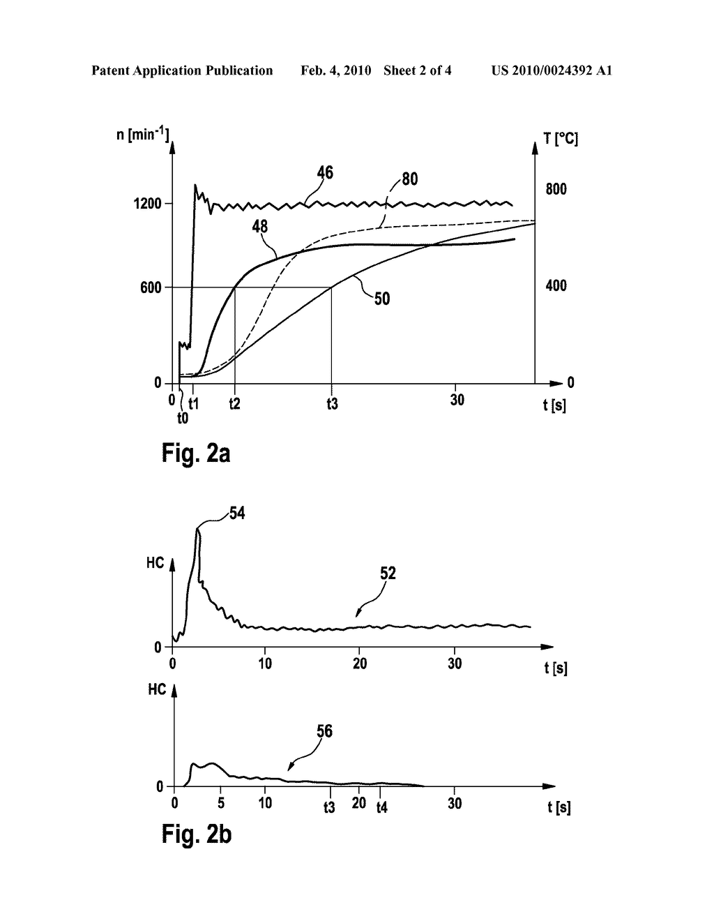 METHOD FOR HEATING A CATALYTIC CONVERTER ARRANGED IN AN EXHAUST-GAS REGION OF A COMBUSTION PROCESS, AND DEVICE FOR CARRYING OUT THE METHOD - diagram, schematic, and image 03
