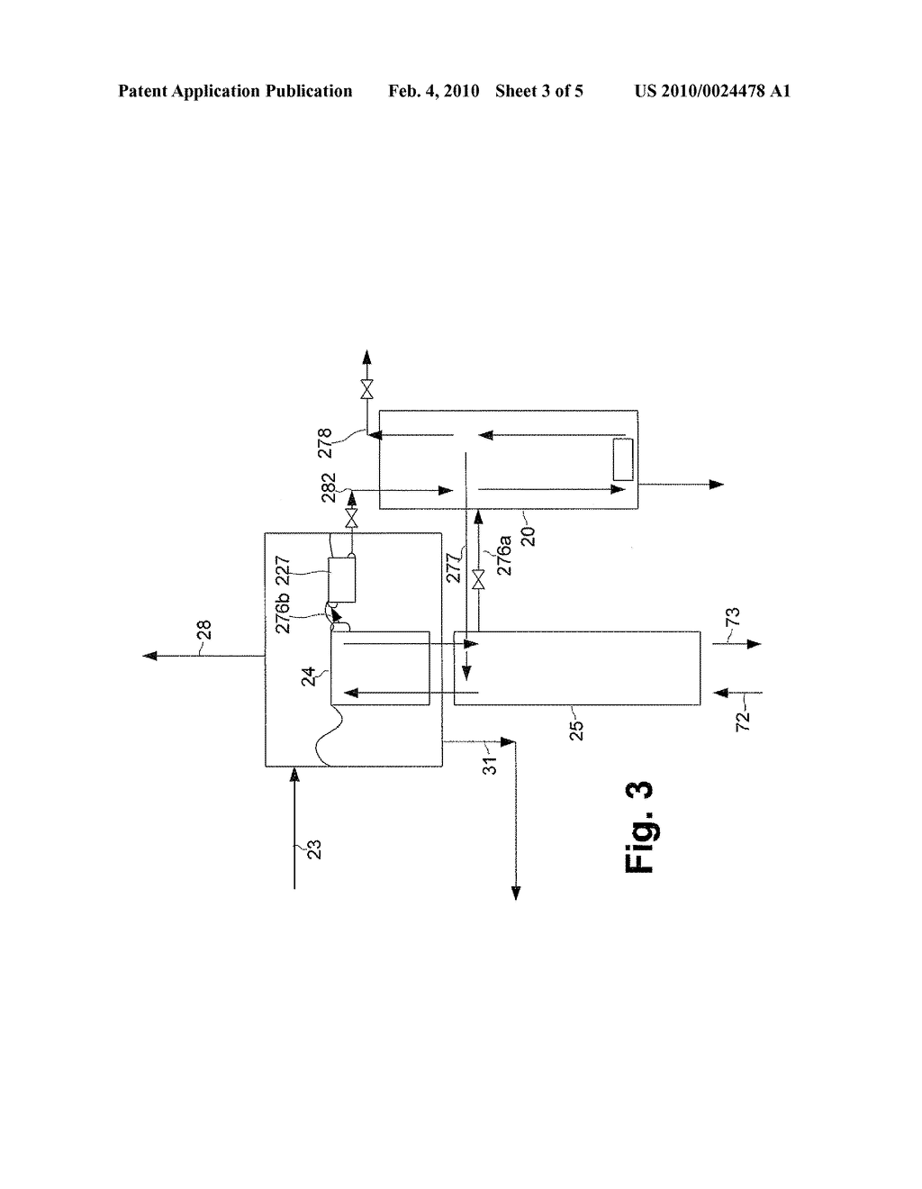 PROCESS AND DEVICE FOR RECOVERING ARGON BY LOW-TEMPERATURE SEPARATION OF AIR - diagram, schematic, and image 04