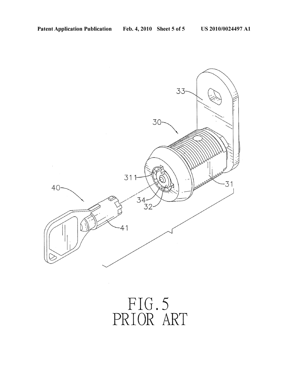 LOCK ASSEMBLY WITH PICKING RESISTANT SHIELD - diagram, schematic, and image 06