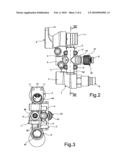 HYDRAULIC CONNECTION ASSEMBLY WITH A PRESSURE DISCHARGE CONTROL, POSITIONABLE BETWEEN AN ONBOARD HYDRAULIC CIRCUIT OF AN ENGINEERING VEHICLE AND A REMOVABLE HYDRAULIC EQUIPMENT diagram and image