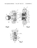 HYDRAULIC CONNECTION ASSEMBLY WITH A PRESSURE DISCHARGE CONTROL, POSITIONABLE BETWEEN AN ONBOARD HYDRAULIC CIRCUIT OF AN ENGINEERING VEHICLE AND A REMOVABLE HYDRAULIC EQUIPMENT diagram and image